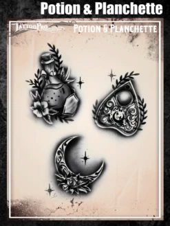 Wiser's Airbrush TattooPro Stencil – Potion & Planchette