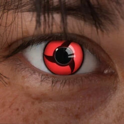 Itachis Mangekyou Sharingan Kleurlenzen | Rode Kleurlenzen