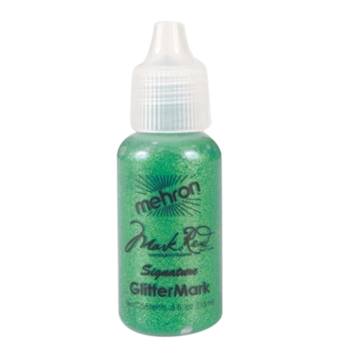 Mehron GlitterMark Holiday Green (15ml) 3 Mehron GlitterMark Holiday Green (15ml)