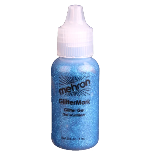 Mehron GlitterMark Pastel Blue (15ml) 3 Mehron GlitterMark Pastel Blue (15ml)