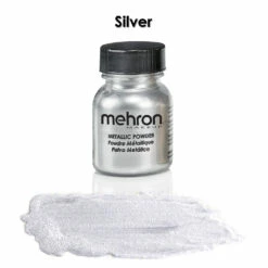 Mehron Metallic Powder Silver (14 Gram)