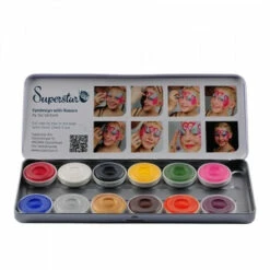 SuperStar Schminkpalette Basic, 12 Kleuren