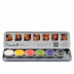 SuperStar Schminkpalette, 6 Kleuren Halloween Palette
