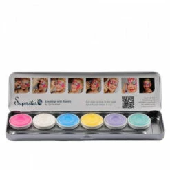 SuperStar Schminkpalette, 6 Pastelkleuren
