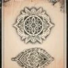 Wiser's Airbrush TattooPro Stencil - Lace -Superstar Verkoop wiser s airbrush tattoo pro stencil lace