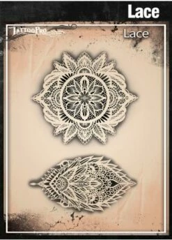 Wiser's Airbrush TattooPro Stencil - Lace