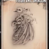 Wiser's Airbrush TattooPro Stencil – Medieval Dragon -Superstar Verkoop wiser s airbrush tattoo pro stencil medieval dragon