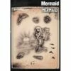 Wiser's Airbrush TattooPro Stencil – Mermaids -Superstar Verkoop wiser s airbrush tattoo pro stencil mermaids