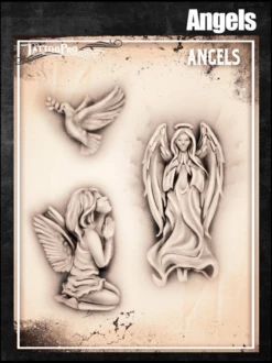 Wiser's Airbrush TattooPro Stencil – Angels
