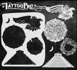 Wiser's Airbrush TattooPro Stencil – Aztec & Maya -Superstar Verkoop wiser s airbrush tattoopro stencil aztec maya4d355