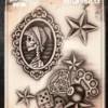 Wiser's Airbrush TattooPro Stencil – Big Ink - Rockabilly -Superstar Verkoop wiser s airbrush tattoopro stencil big ink rockabilly