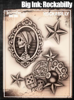 Wiser's Airbrush TattooPro Stencil – Big Ink - Rockabilly