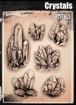 Wiser's Airbrush TattooPro Stencil – Crystals