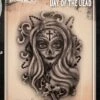 Wiser's Airbrush TattooPro Stencil – Day Of The Dead -Superstar Verkoop wiser s airbrush tattoopro stencil day of the dead