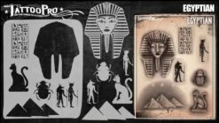 Wiser's Airbrush TattooPro Stencil – Egyptian 5 Wiser's Airbrush TattooPro Stencil – Egyptian -Superstar Verkoop wiser s airbrush tattoopro stencil egyptian98379