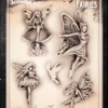 Wiser's Airbrush TattooPro Stencil – Fairies -Superstar Verkoop wiser s airbrush tattoopro stencil fairies