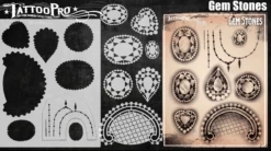 Wiser's Airbrush TattooPro Stencil – Gemstones -Superstar Verkoop wiser s airbrush tattoopro stencil gemstones24add
