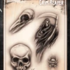 Wiser's Airbrush TattooPro Stencil – Grim Reaper -Superstar Verkoop wiser s airbrush tattoopro stencil grim reaper571c3