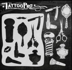 Wiser's Airbrush TattooPro Stencil – Hair & Makeup -Superstar Verkoop wiser s airbrush tattoopro stencil hair makeupbaacd
