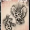 Wiser's Airbrush TattooPro Stencil – Gypsy Girl -Superstar Verkoop wiser s airbrush tattoopro stencil pegasus4bfcf