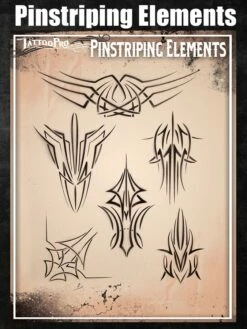 Wiser's Airbrush TattooPro Stencil – Pinstriping