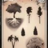 Wiser's Airbrush TattooPro Stencil – Trees -Superstar Verkoop wiser s airbrush tattoopro stencil trees0ff56